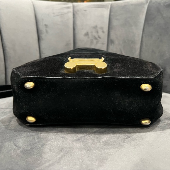 Vintage Celine Triomphe Suede Two-Way bag - Picture 5 of 17